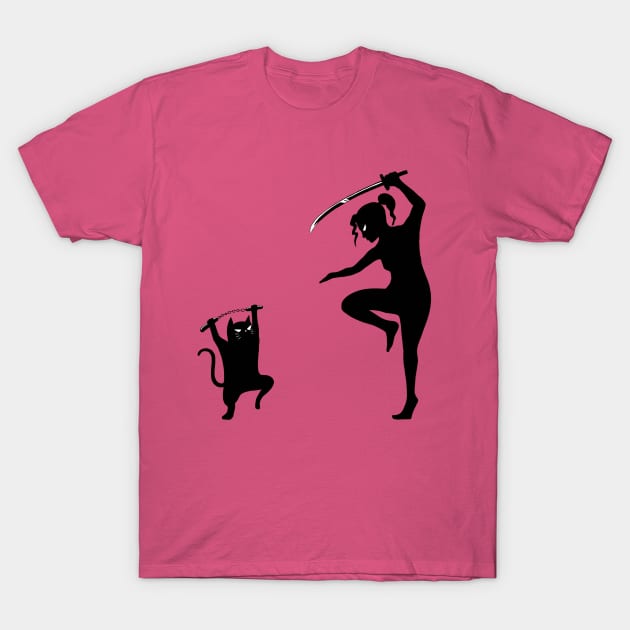 Cat Relationship Goals (Ladies) T-Shirt by WeFlaps